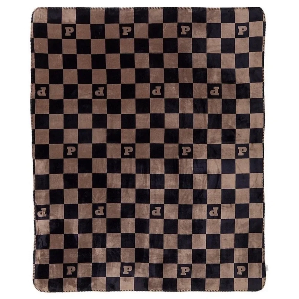 Victoria's Secret PINK Checkered Logo Cozy-Plush Blanket